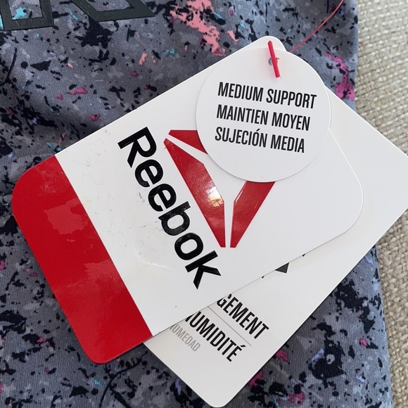 Reebok Women’s Longlined Sports Bra with Removable Cups - Picture 7 of 9